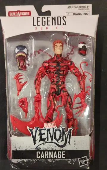 HASBRO 몬스터 베놈 베놈 카니지 6인치 마블 레전드