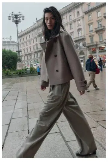 ZARA 하이넥 자켓 S