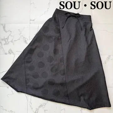 SOU SOU 소우소우 후지 오카다 봉제공장 사루엘 팬츠 스트라이프 도트