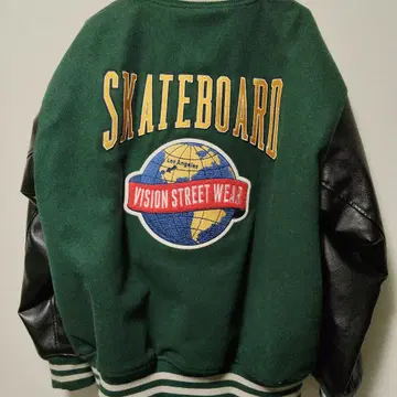 VISION STREET WEAR SKATEBOARD 바시티 자켓 L