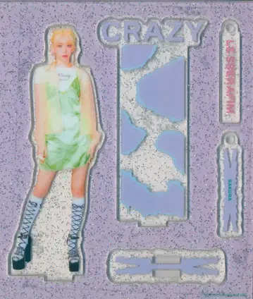 LE SSERAFIM CRAZY SAKURA 아크릴 스탠드