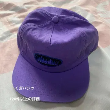 ONLY NY 로고 자수 베이스볼 캡 퍼플