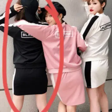 BLACKPINK CECIL Mc BEE 콜라보 셋업 블랙