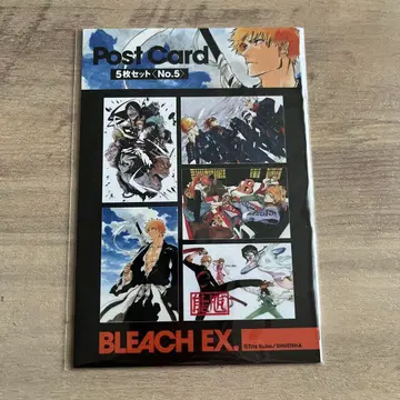 BLEACH 엽서 5장 세트 쿠로사키 이치고 아산이 렌지 후목 루키아
