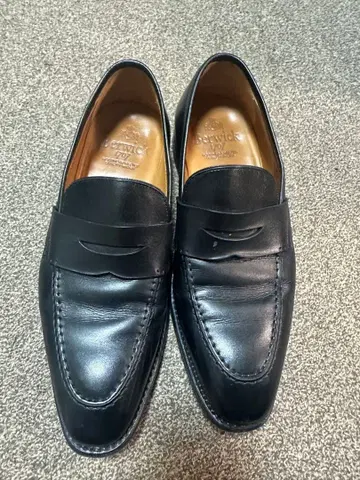 Berwick 버윅 코인 로퍼 블랙 5120 UK6.5 가죽 신발