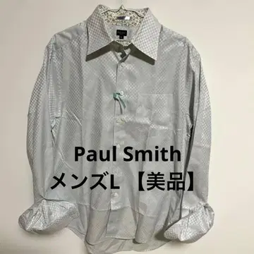 폴스미스 긴팔 셔츠 코튼 드레스 셔츠 다운 셔츠 꽃무늬 남성용