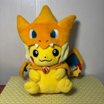 메가리자몽Y 판초를 입은 피카츄 봉제 인형 2014년 포켓몬 센터