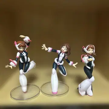 나의 히어로 아카데미아 피규어 3개 세트 오챠코