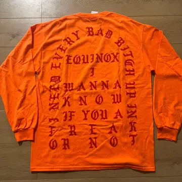 Kanye West NYC 라이브 한정판 롱 T YZY