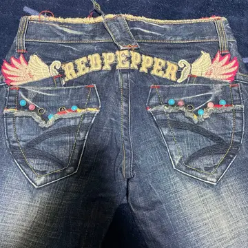 RED PEPPER 부츠컷 데님 사이즈 26 vintage y2k