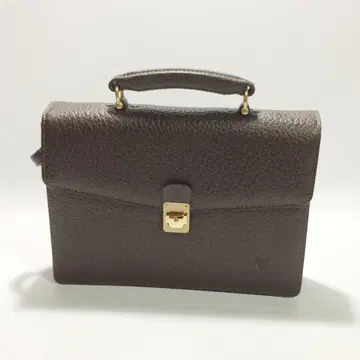 새상품급 밀라 쇤 주름 가죽 세컨드 백 핸드백 비즈니스 일본제