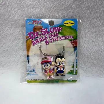 닥터 슬럼프 아라레짱 더블 타입 키링 오보차맨