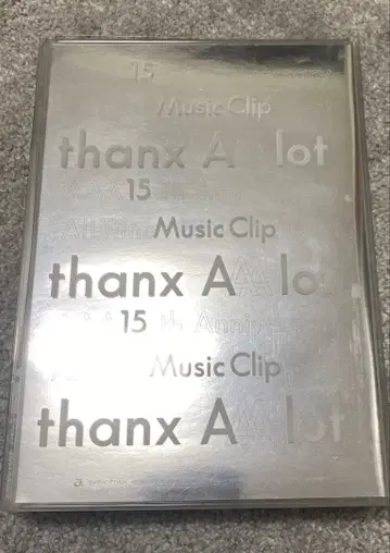 AAA thanx A lot 15 Music Clip DVD