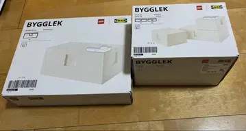 LEGO BYGGLEK 수납 박스 2개 세트