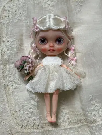 커스텀 팝마트 브라이스 blythe 팝마 작가님 인형과 가발만