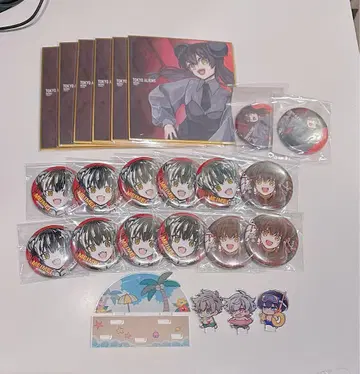 도쿄 에이리언즈 아케아케 텐쿠바시 군지 오니자키 캔 배지 색지