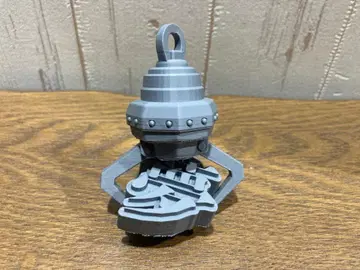 꿈을 잡은 암_3D 프린트 그레이 피규어