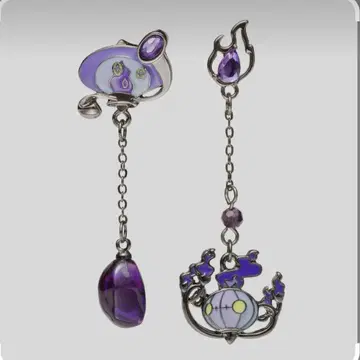 포켓몬 포켓몬 센터 램프라 샹델라 귀걸이