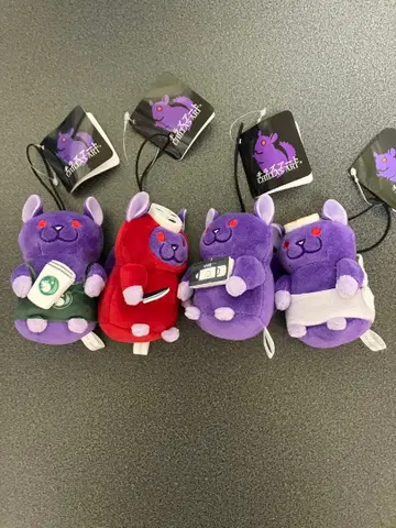 치라즈아트 부르부르 마스코트 전 4종 컴플리트