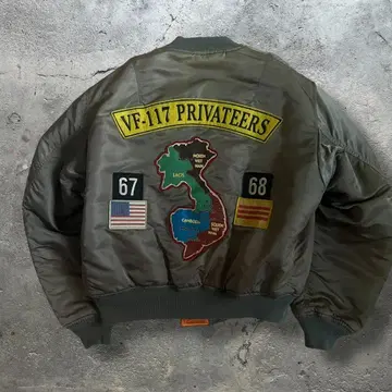 AVIREX MA-1 플라이트 자켓 USA제 페이드 VF117