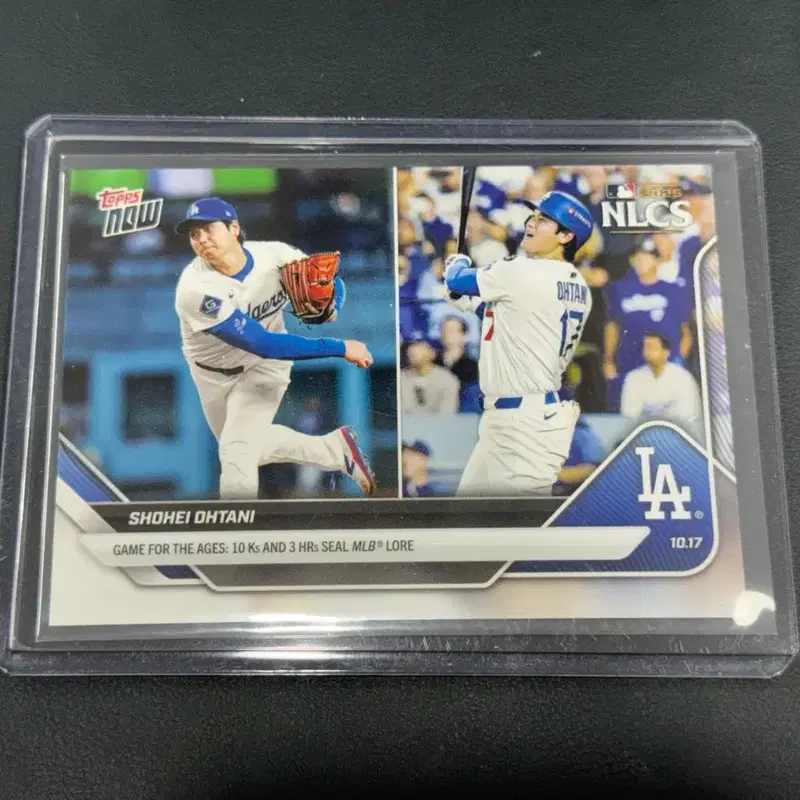 Topps 2025 NLCS 오타니 쇼헤이 카드