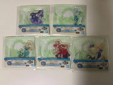 소드 아트 온라인 아크릴 스탠드 5개 세트 + 미니 포스터