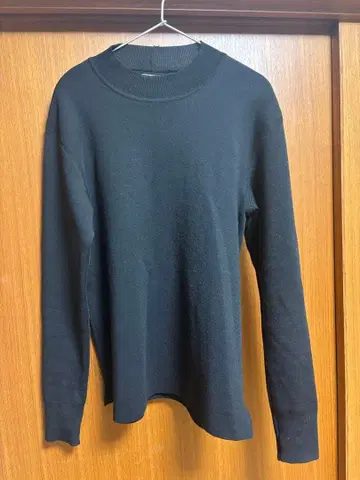 스노우피크 블랙 모크넥 스웨터 사이즈 M