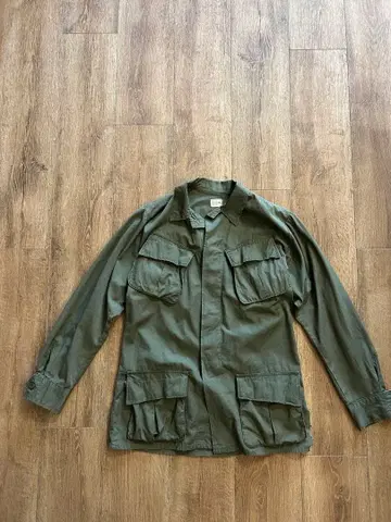 SMALL-LONG 60's 정글 퍼티그 자켓 4thUSA S