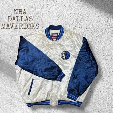 90s NBA 댈러스 매버릭스 새틴 바시티 자켓 G-III US 규격