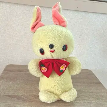 쇼와 레트로 봉제 인형 토끼 씨