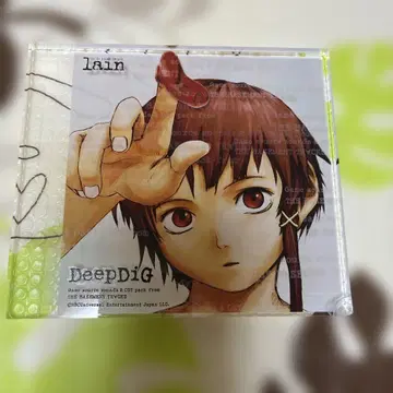 serial experiments lain CD풍 아크릴 블록 하자품
