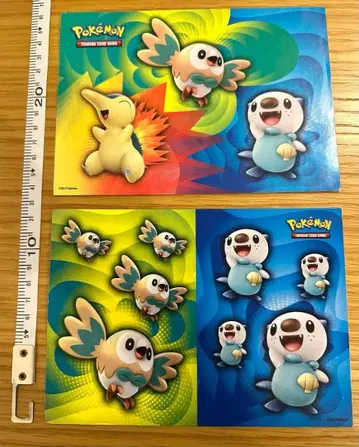 포켓몬 히노아라시 모크로 미주마루 스티커 씰 세트