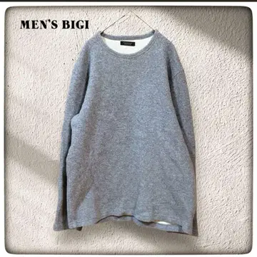 Radmess MEN'S BIGI 멜란지 니트 L 동일 소재 마감