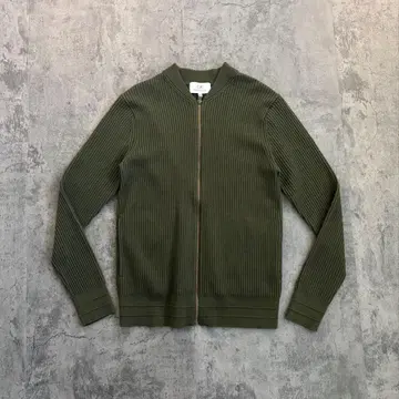 [새상품급] Calvin Klein 그린 가디건 니트 블루종 M