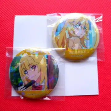 대특가 어떤 과학의 초전자포 T 홀로그램 캔뱃지 쇼쿠호 미사키