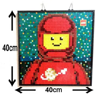레고 클래식 스페이스 우주 비행사 모자이크 아트