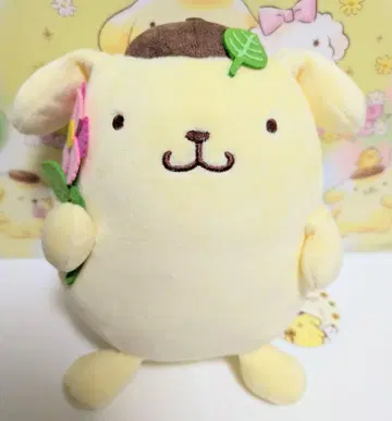 폼폼푸딩 꽃 무뉴무뉴 봉제 인형 S