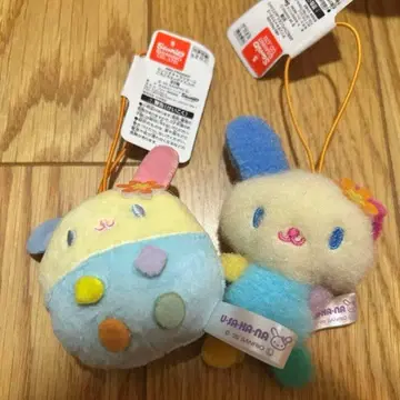 포근포근 와펜 컬렉션 마스코트 데구르르 에그 마스코트 우사하나