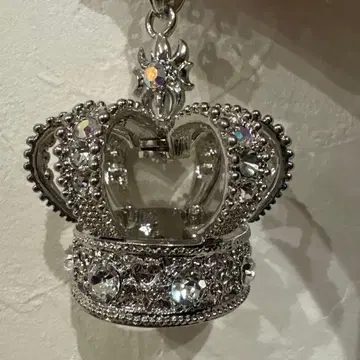 왕관 목걸이 실버 수요일의 앨리스 크라운 빅 사이즈