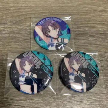 아이돌마스터 샤이니 컬러즈 노크틸 아사쿠라 토오루 캔뱃지 세트
