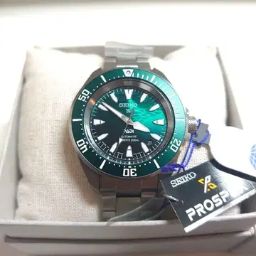 미사용 세이코 프로스펙스 SBDY135 PADI 다이버 그린 AT