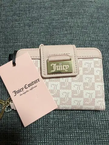 Juicy Couture 이단 접이식 지갑 핑크