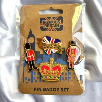 [ 새상품 ] GLORIOUSL BRITAIN 런던 London 핀 배지