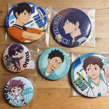 하이큐 캔뱃지 세트 카게야마 토비오, 오이카와 토오루, 이와이즈미 하지메