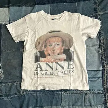 90s 빈티지 빨간 머리 앤 아트 프린트 티셔츠 Hanes 캐나다 USA