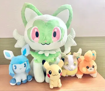 포켓몬 센터 한정판 봉제 인형 등신대 냐오하 믹스오레 글레이시아 모음