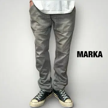 MARKA 베이커 데님 블랙진 조퍼스 빈티지 가공