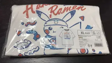 [포켓몬 센터 후쿠오카] 라멘 피카츄 T셔츠 XL 사이즈