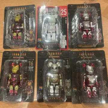 베어브릭 이치방쿠지 아이언맨 6개 세트