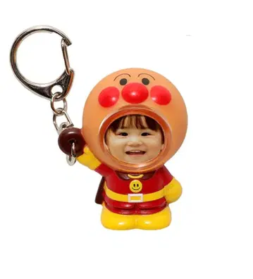 호빵맨 뮤지엄 한정판 호빵맨 방긋 마스코트 키링